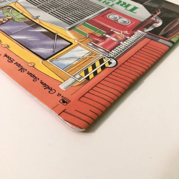 Vtg 1987 The Truck Book A Golden  Super Shape Book by Bill Gere - Picture 4 of 11